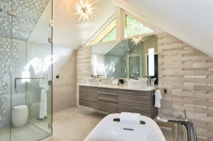 luxury designer bathroom