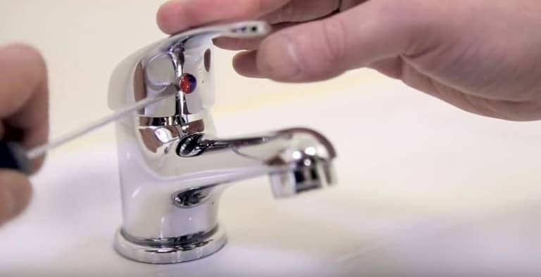 bathroom sink mixer tap leaking