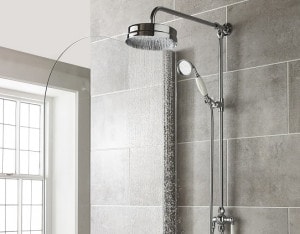 traditional shower system