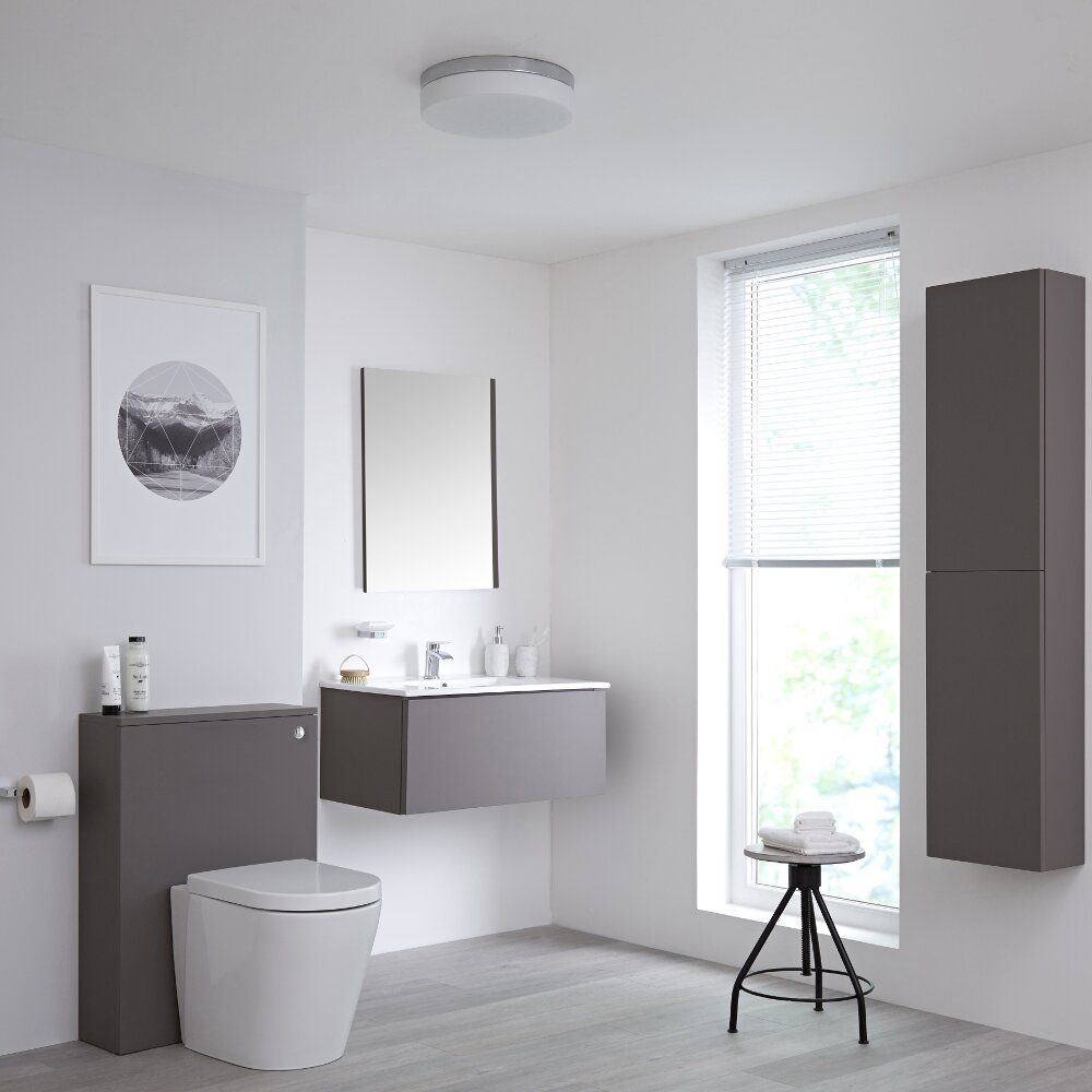 Ongekend On Trend Grey Bathroom Ideas | BigBathroomShop UL-56