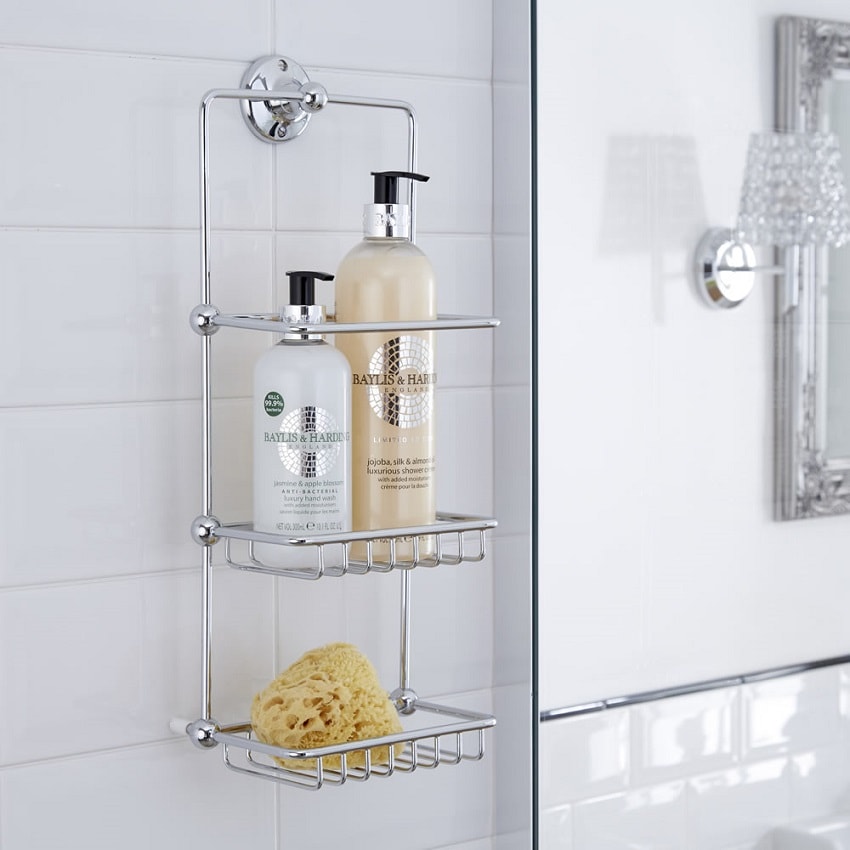 Wall hung shower-tidy
