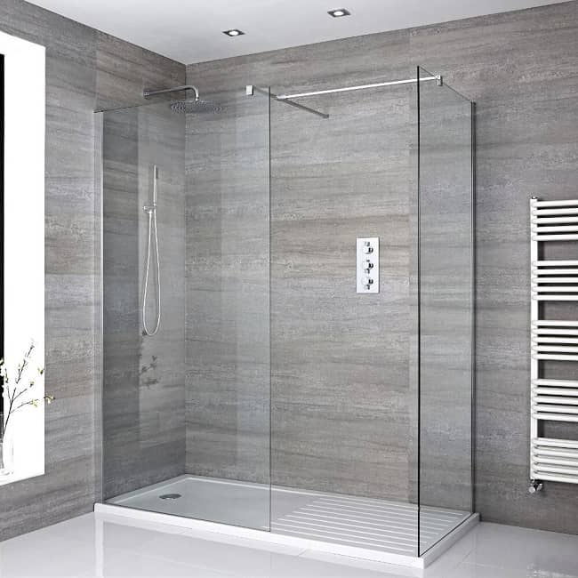 Guide To Walk In Showers And Wet Rooms, Shower Stall Built In Shelving Ideas
