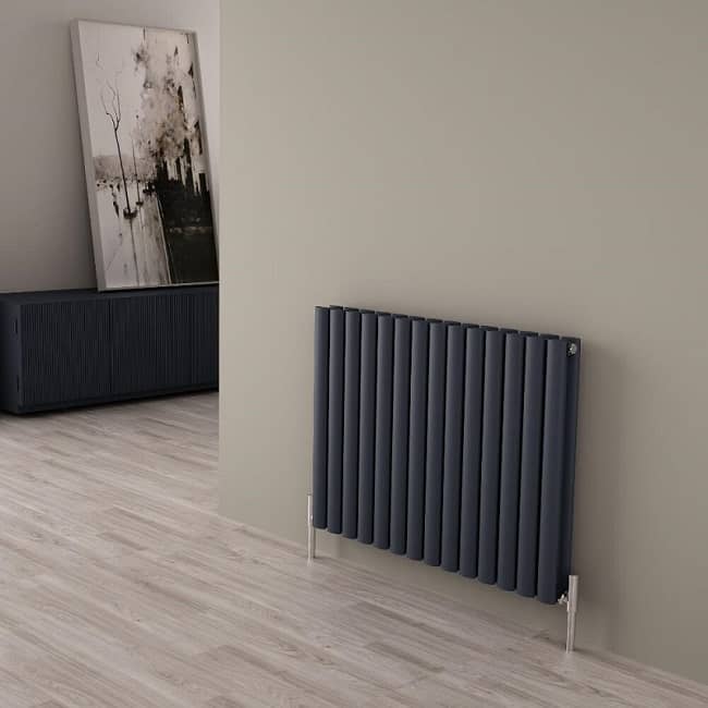 Anthracite designer radiator