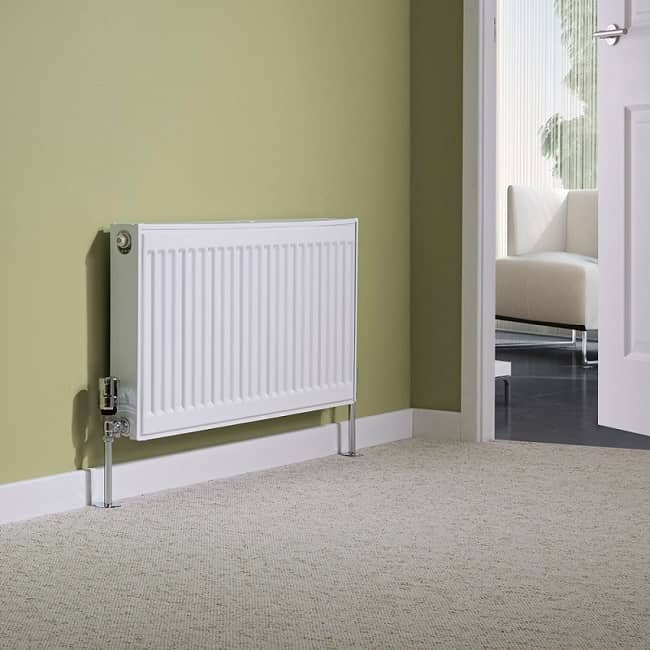 white convector radiator