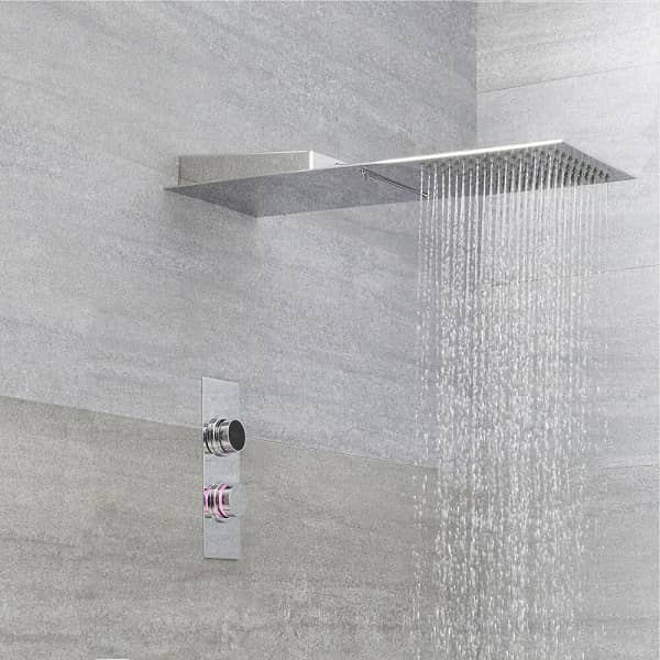 digital shower control and shower head