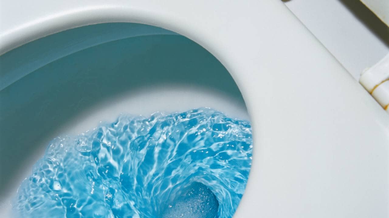 How to Make Toilet Water Blue