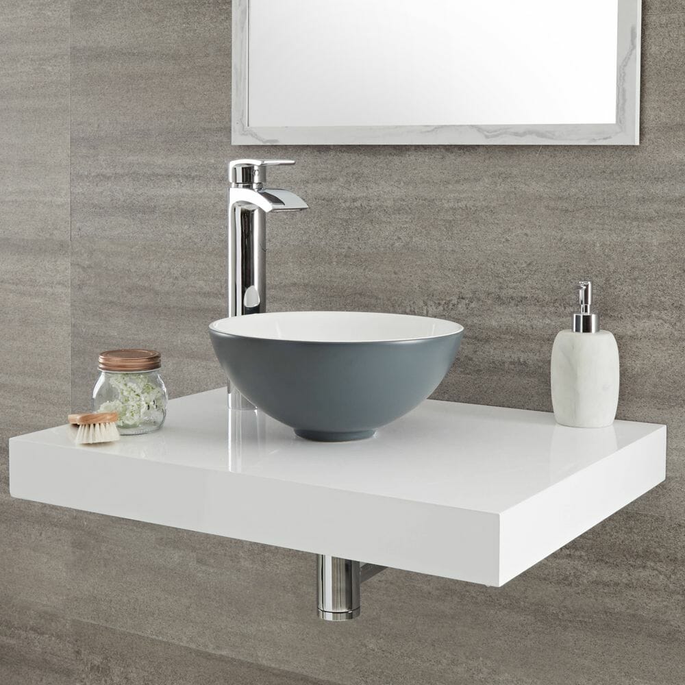 stone grey sink