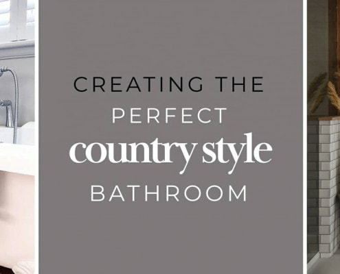 Creating the perfect country style bathroom blog header image