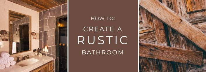 how to create a rustic bathroom banner image