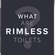 rimless toilet blog header image with text