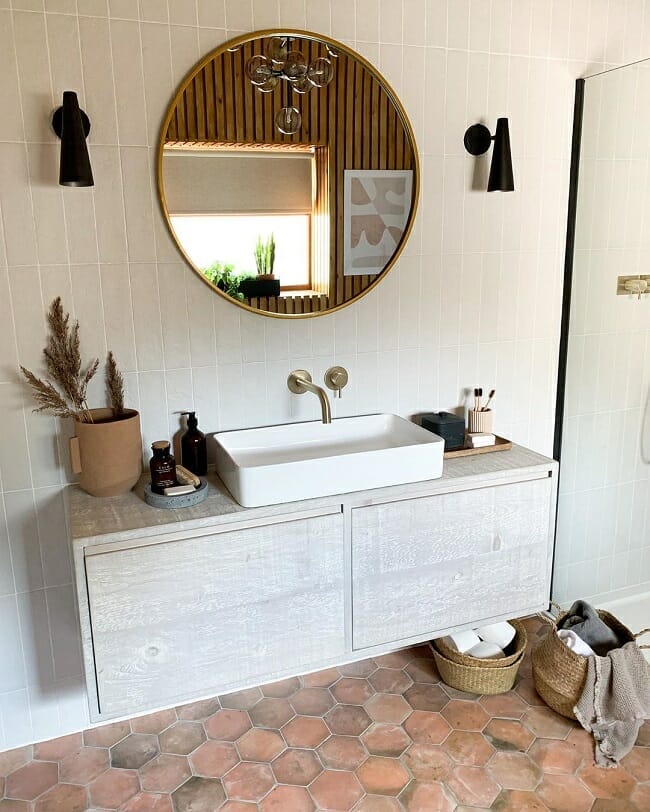 scandinavian bathrooms