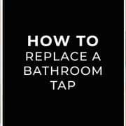 how to replace a bathroom tap?