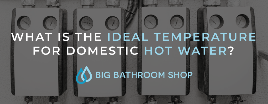 average temperature of hot water in bathroom sink