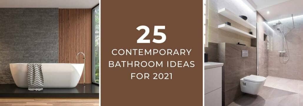 25 Contemporary Bathroom Ideas For 2021 | Big Bathroom Shop