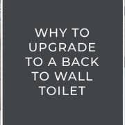 Back To Wall Toilet Upgrade blog banner