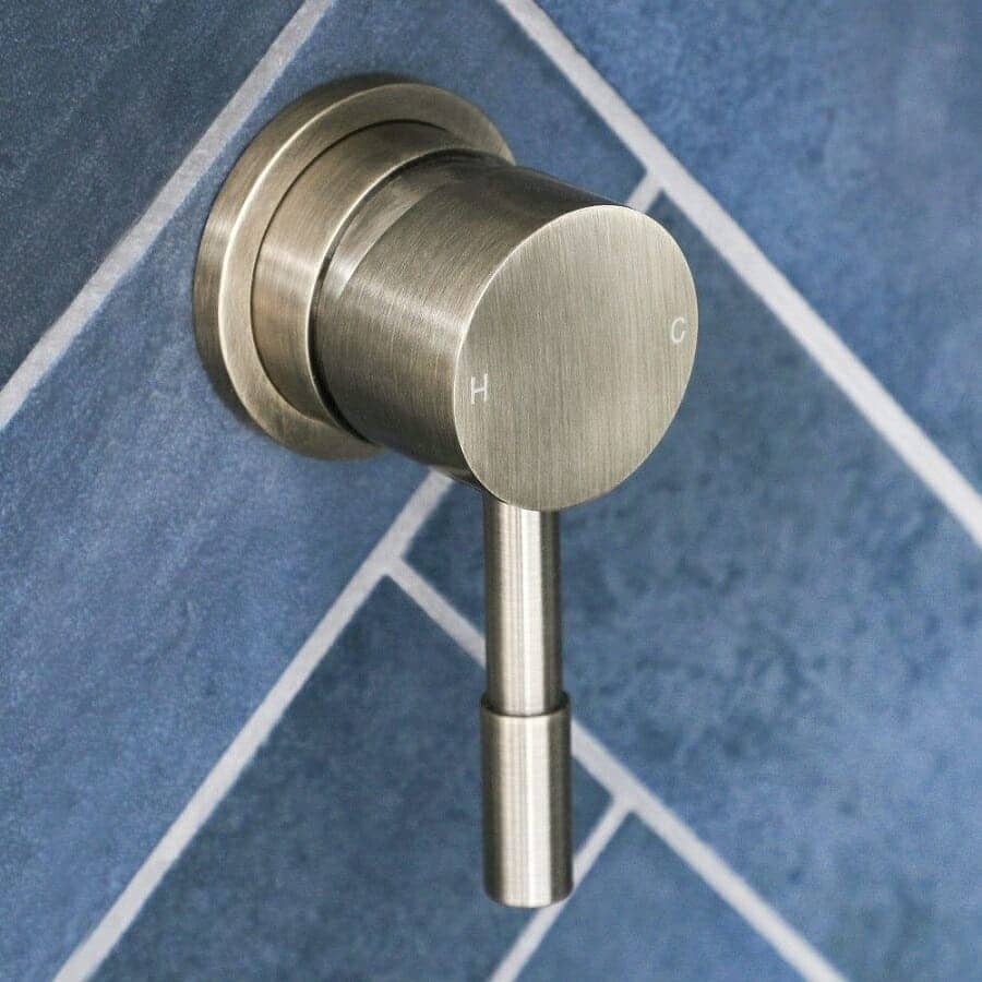 Milano Clarus Brushed Gold Modern Manual Shower Valve