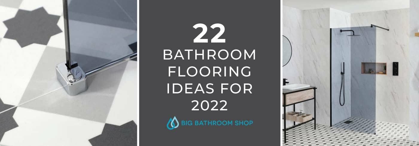 22 Bathroom Flooring Trends For 2022, Shower Floor Tile Ideas 2021