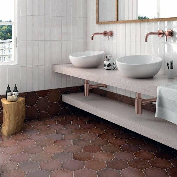 Terracotta tiles by SomerTile @ Overstock