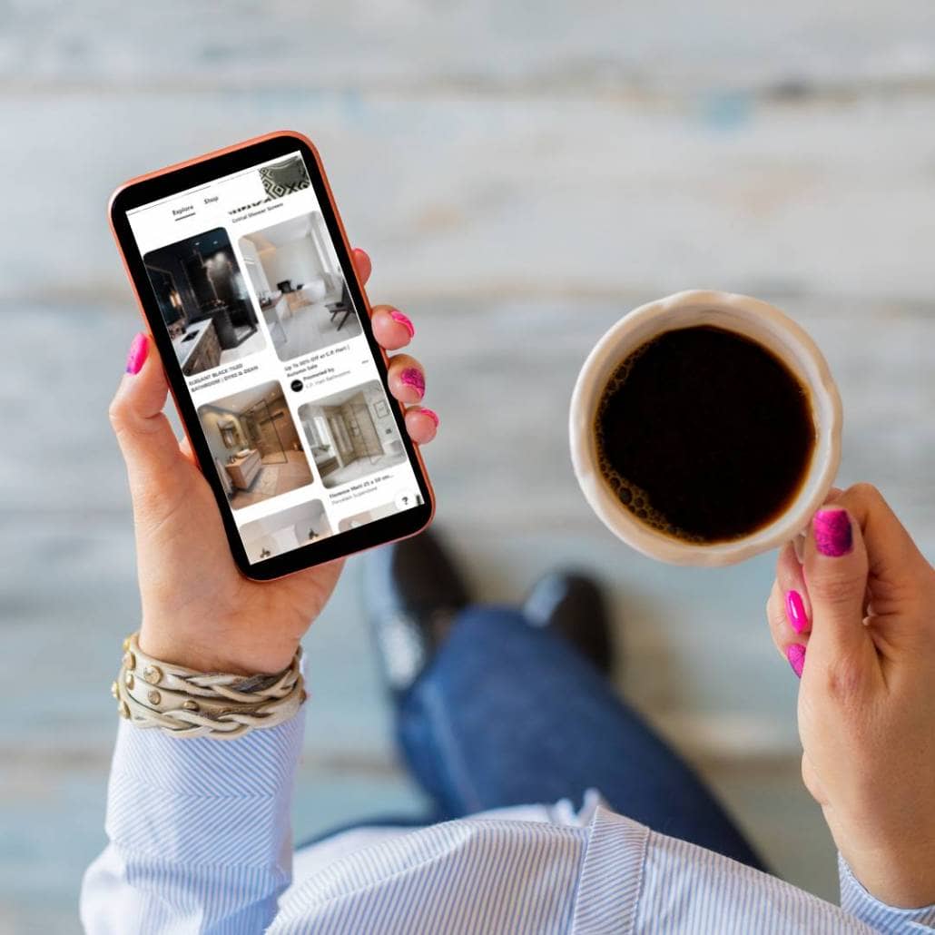 Scrolling Through Pinterest Scrolling Through Pinterest