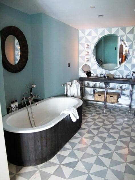 Stone blue bathroom Stone blue bathroom