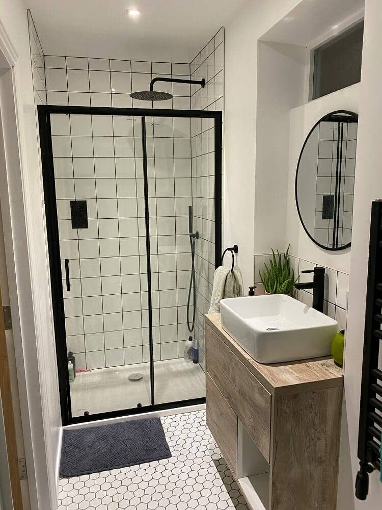 A modern bathroom space
