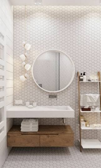 Danish, scandinavian bathroom