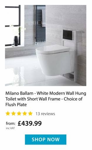 Milano Ballam Wall Hung Toilet