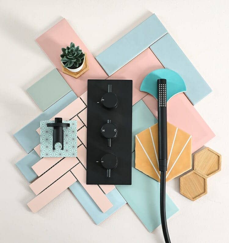 beach-stylew bathroom moodboard