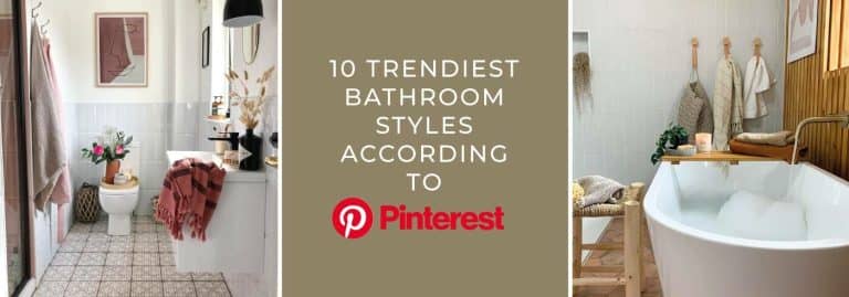 Pinterest Bathroom Trends Banner