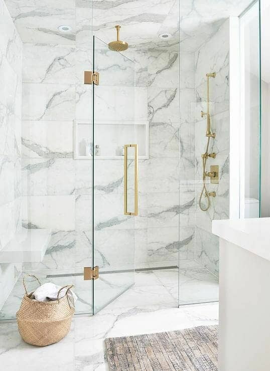 Full White Marble Suite
