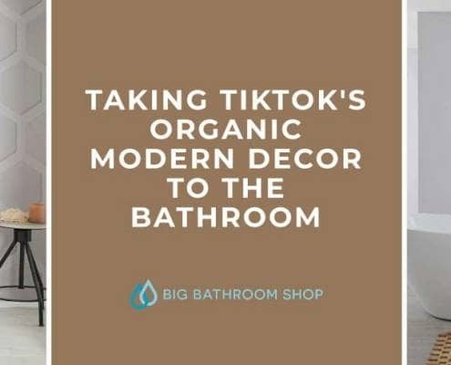 Taking TikTok's Organic Modern Decor To The Bathroom blog banner image