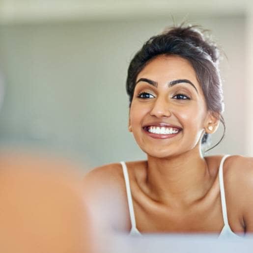 woman in good mood