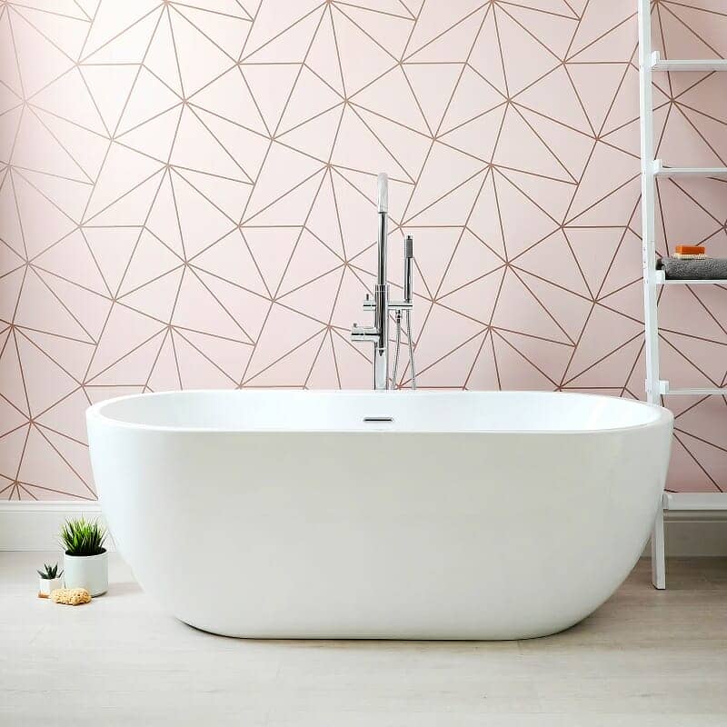 maximalist bathroom space