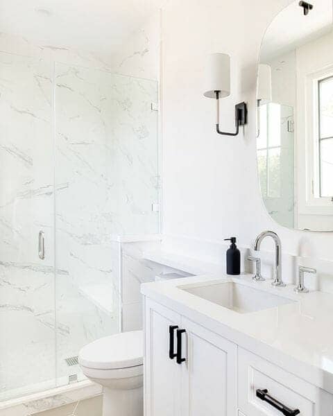 a white tranquil mood boosting bathroom