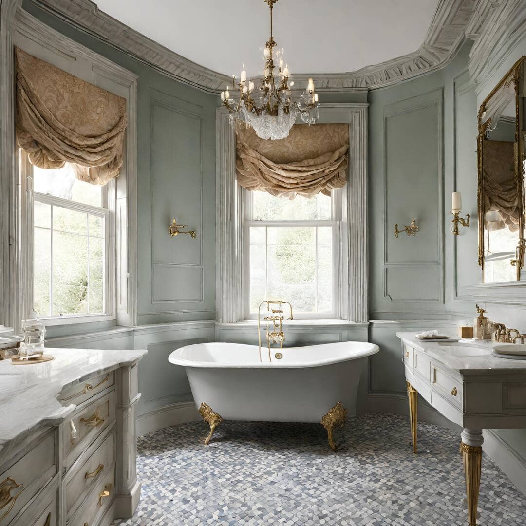 De badkamer van Lady Danbury